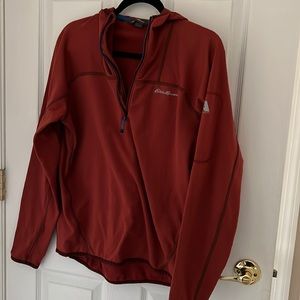 Eddie Bauer size medium men’s long sleeve first ascent orange top